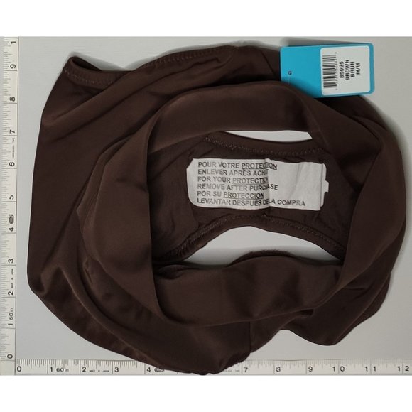 NWT California Waves High Waist Brown bikini bottom - Picture 3 of 4